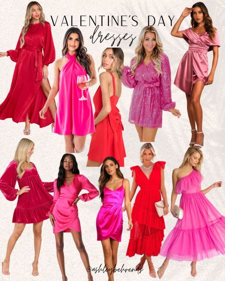 Valentine’s Day dress inspo 💘🌹❤️
Vday dresses, Galentine’s, red dress, pink dress, satin dress, sequin dress, velvet dress, maxi dress, wrap dress, date night
#ootn #datenightoutfit #specialoccasion #dresses #maxidress #minidress #wrapdress #sequindress #pinkdress #reddress #valentinesday #galentines 

#LTKSeasonal #LTKstyletip #LTKunder100