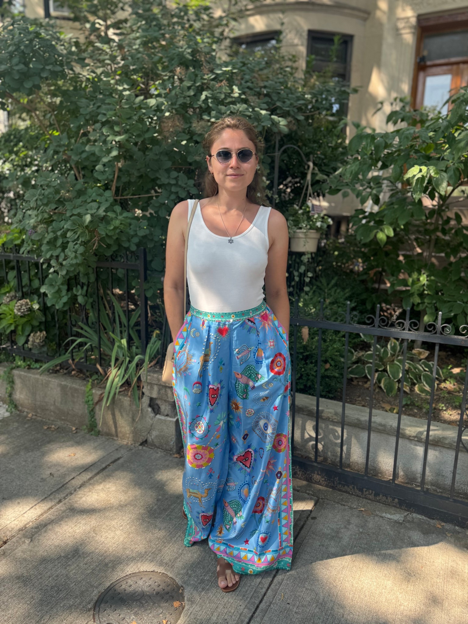 Obsessed with these silk Camilla pants 🩵💙 the print is out of this world. 

#LTKStyleTip #LTKSaleAlert #LTKSeasonal