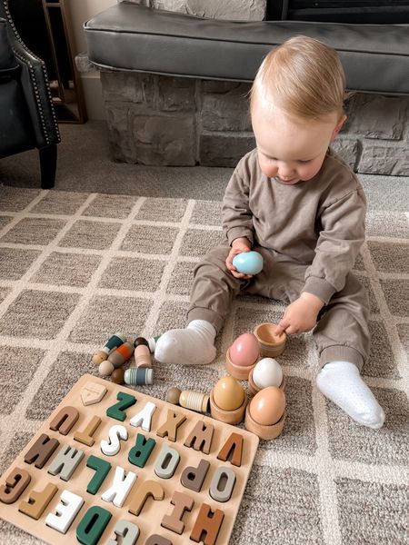 The sweetest baby toys you'll ever see!! These toys grow with your babies as they first help with motor skills, and then learning numbers and letters. And bonus points for not being a total eyesore when they’re all over the floor! 😅

You do NOT need to spend a lot of money to look and feel INCREDIBLE!

I’m here to help the budget conscious get the luxury lifestyle.

Target / Affordable / Budget / Kids / Baby / Toddler / Minimalist / Classic Style / Elevated Style / Easter / Toys

#LTKkids #LTKbaby #LTKfindsunder50