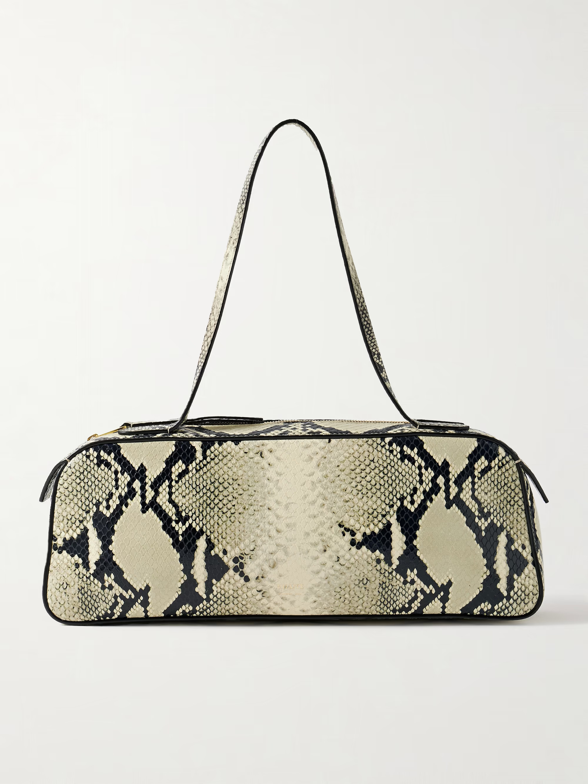 Simona snake-effect leather shoulder bag | NET-A-PORTER (US)