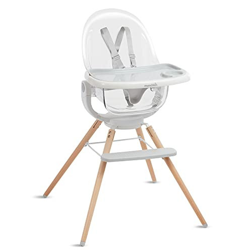 Munchkin® 360° Cloud™ Baby High Chair with Clear Seat and 360° Swivel | Amazon (US)