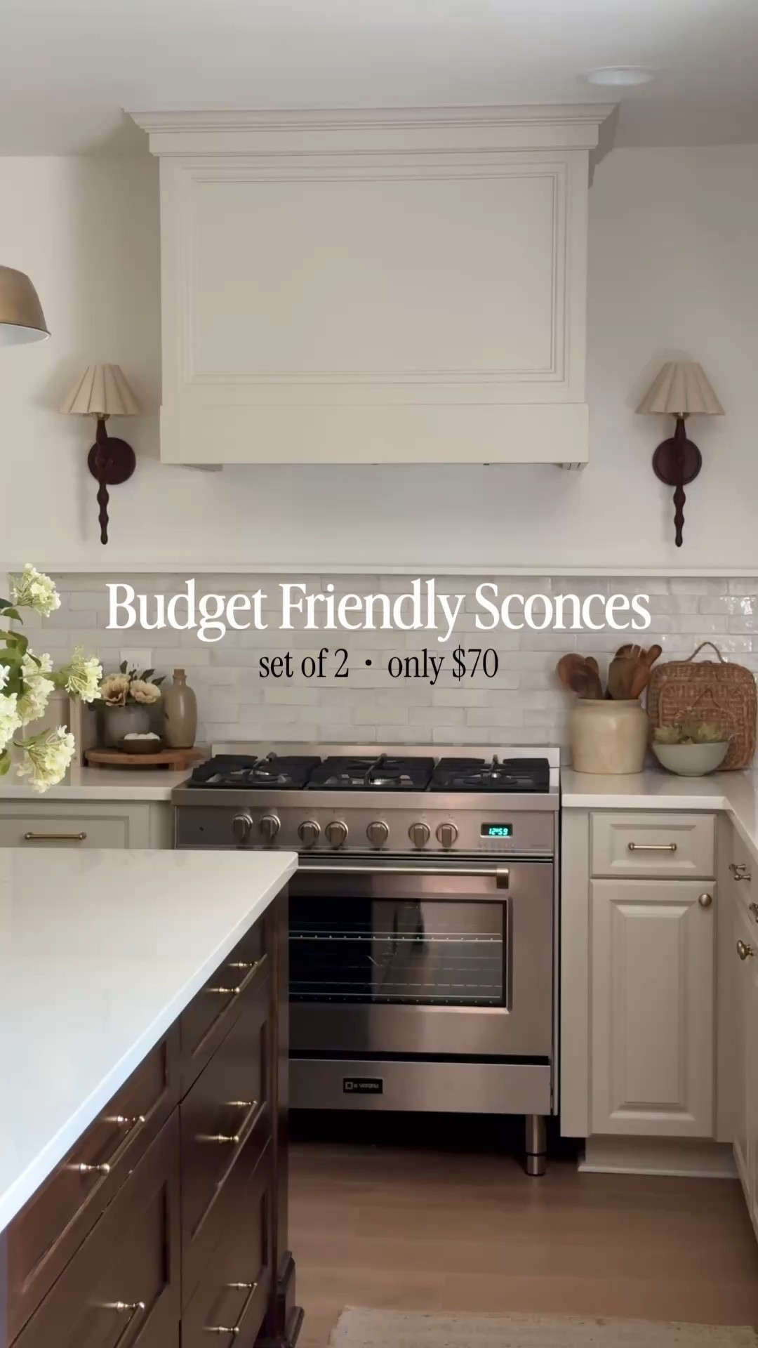 Designer-inspired wood sconces without the designer price 🤎✨ These budget-friendly wall sconces are only $70 for a set of 2 and instantly add warmth and character to any kitchen, bathroom, hallway, bedroom, or living room. 
@lowes affordable wood sconces, budget-friendly lighting, wall sconces, wood wall sconce, designer look for less, Studio McGee dupe, Amber Interiors style, organic modern home, modern traditional decor, kitchen lighting, bathroom sconces, hallway lighting, bedroom wall lighting, home decor finds, affordable home decor, Amazon home finds

#LTKSaleAlert #LTKHome