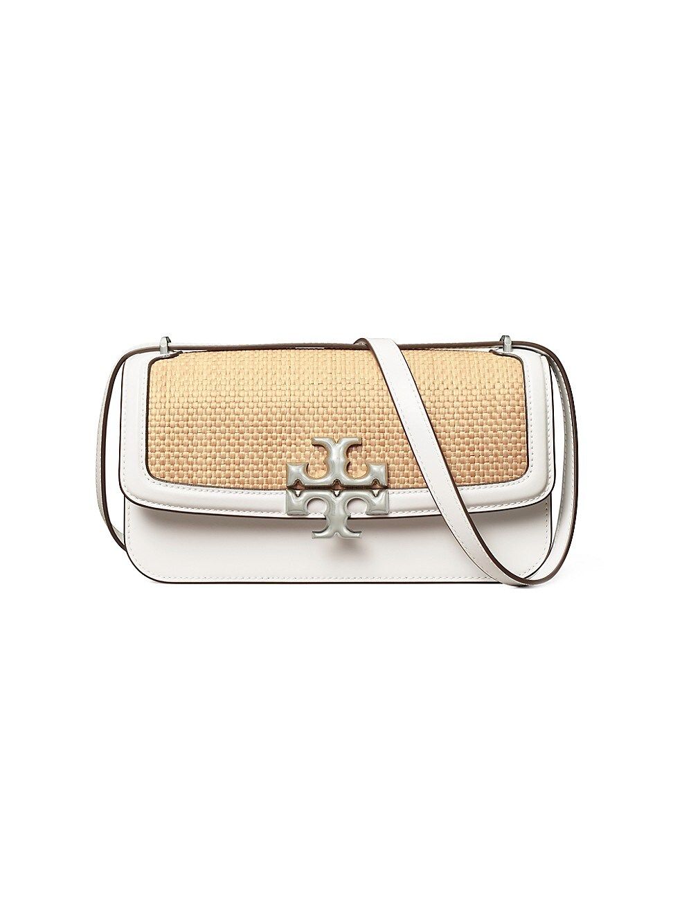 Small Eleanor E/W Straw Convertible Shoulder Bag | Saks Fifth Avenue