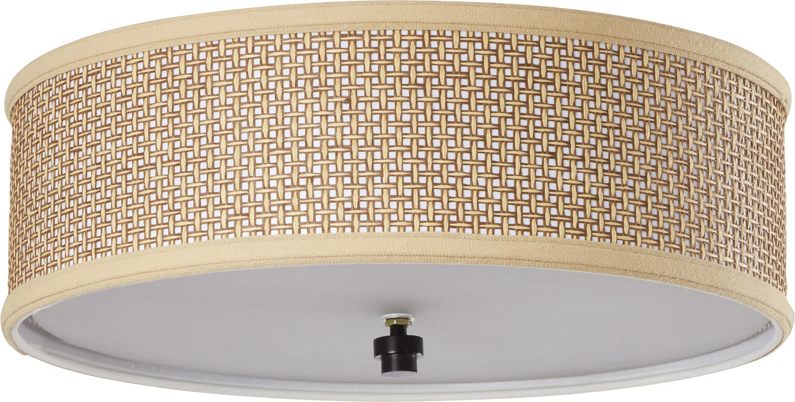 Salguero 3 - Light 17'' Shaded Drum Flush Mount | Wayfair North America