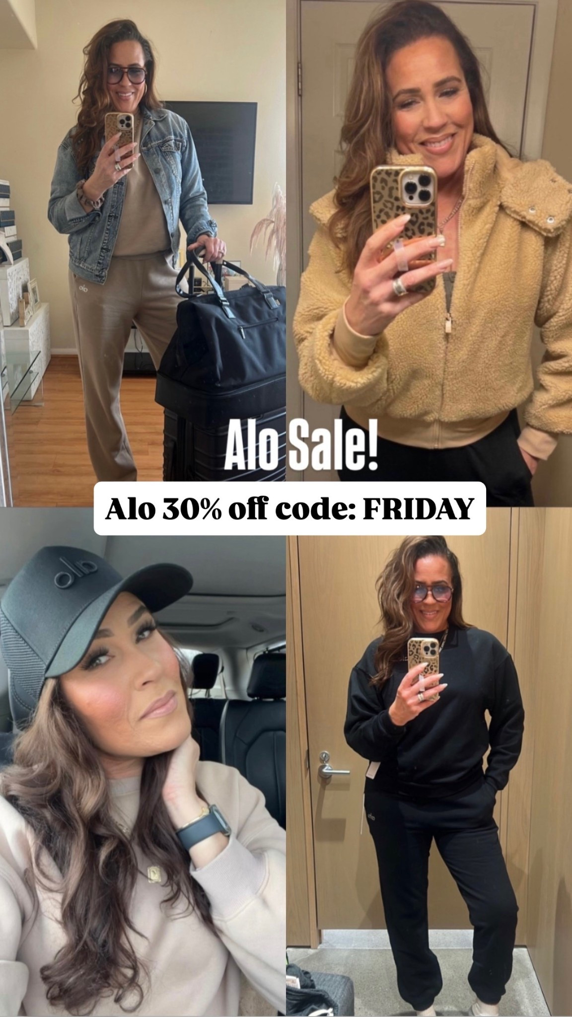 Alo Black Friday sale for 30% off sitewide! Make sure to join Alo Access and use code FRIDAY at checkout! 

Alo Yoga, Black Friday sale, Alo members, Alo access, Accolade sweatpants, comfy outfit, travel outfit, matching set, sweatsuit, sweatshirt, Sherpa jacket @aloyoga #LaidbackLuxeLife

Sweatshirt: S
Sweatpants: S
Jacket: M (sized up 1 for length)

Hey Beautiful! Feel free to comment on this post if you have any questions! 🫶🏽

Follow me for more fashion finds, beauty faves, lifestyle, home decor, sales and more! So glad you’re here!! XO, Karma

#LTKGiftGuide #LTKCyberWeek #LTKSaleAlert
