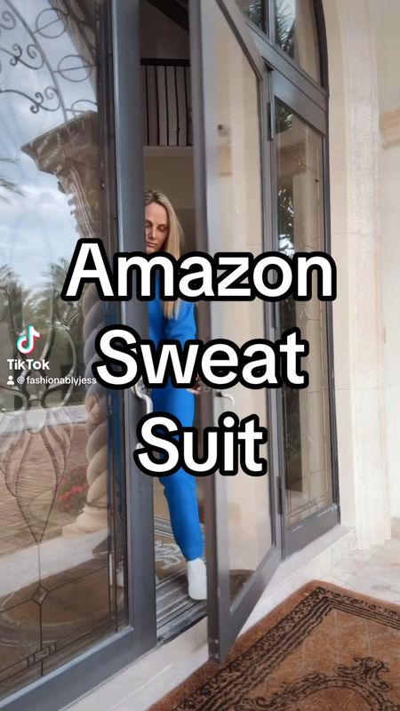 The most perfect Amazon sweatsuit you’ll ever find cotton and light fleece on the inside wearing a small

#LTKfindsunder50 #LTKover40 #LTKVideo
