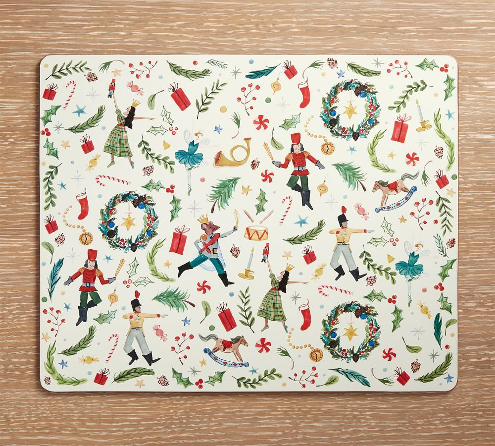 Nutcracker Cork Placemats - Set of 4 | Pottery Barn (US)