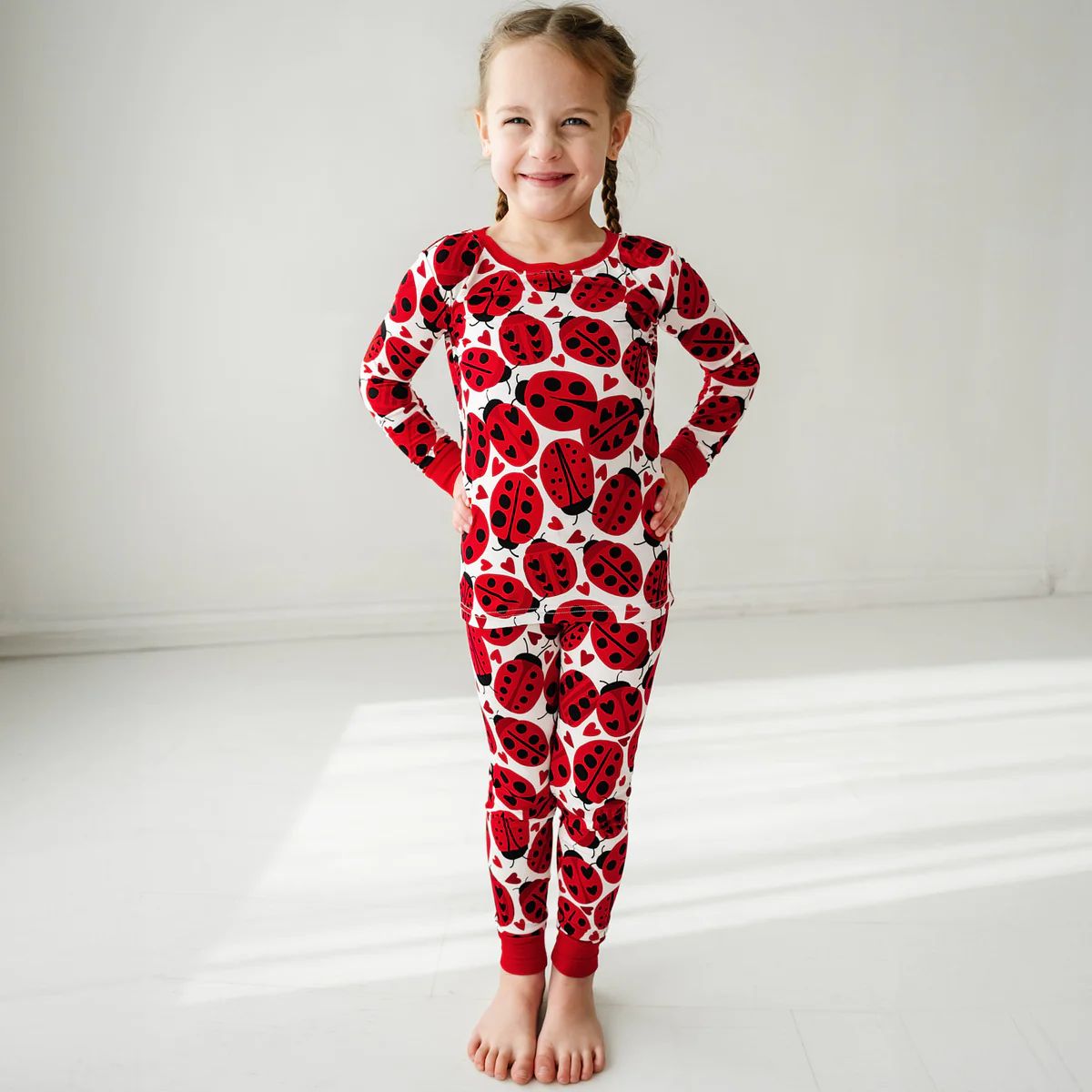 Love Bug Two-Piece Pajama Set | Little Sleepies