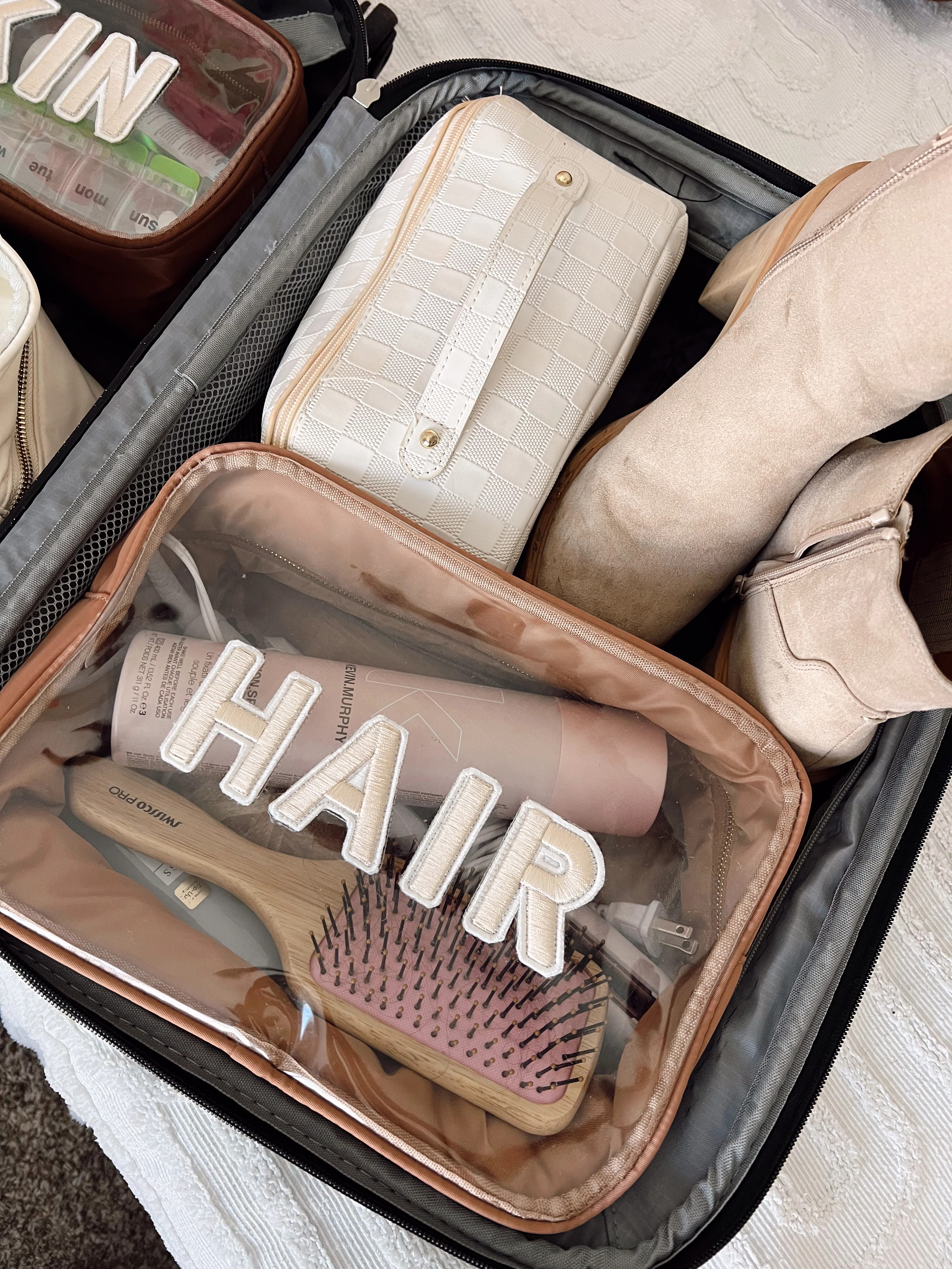 Hair Clear XL - Mocha w/ Rolled Patches | KenzKustomz