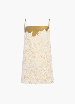 KHAITE - Neema Top In Bronze | Khaite