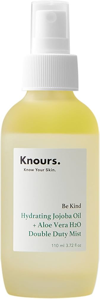 Knours Hydrating Jojoba Oil+Vitamin rich Aloe Vera H2O Double Duty Facial Mist, Moisturize & Refr... | Amazon (US)