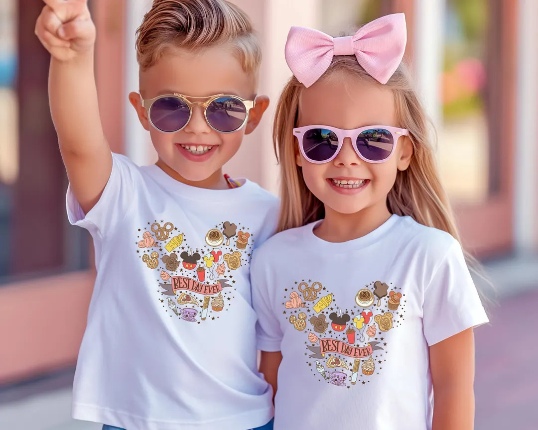 Best Day Ever Shirt for Kids, Cute Park Trip Shirt, Mickey Snacks Shirt, Family Trip Shirt for Ch... | Etsy (US)