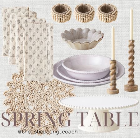 Spring Table Decor 🤍

#spring #tablescape #tabledecor #springdecor #springtable #easter #eastertable

#LTKfindsunder100 #LTKhome #LTKSeasonal