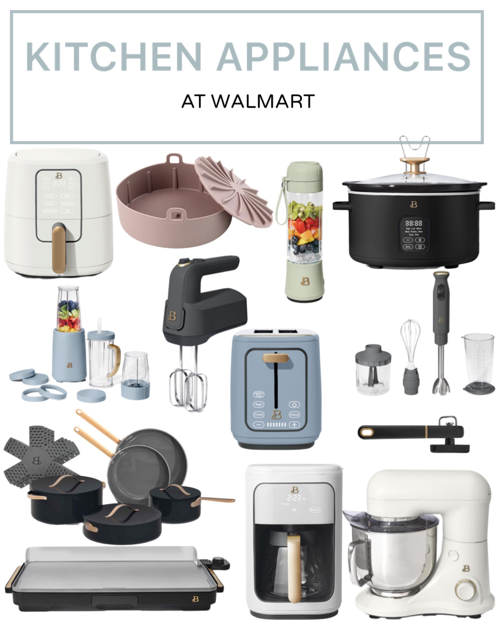 Kitchen appliances you NEED from Walmart! And they’re sooo cute! 


#LTKFind #LTKhome #LTKunder100
