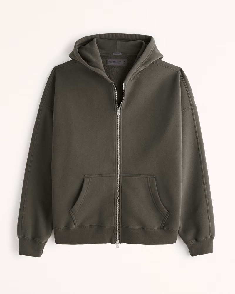Essential Full-Zip Hoodie | Abercrombie & Fitch (US)