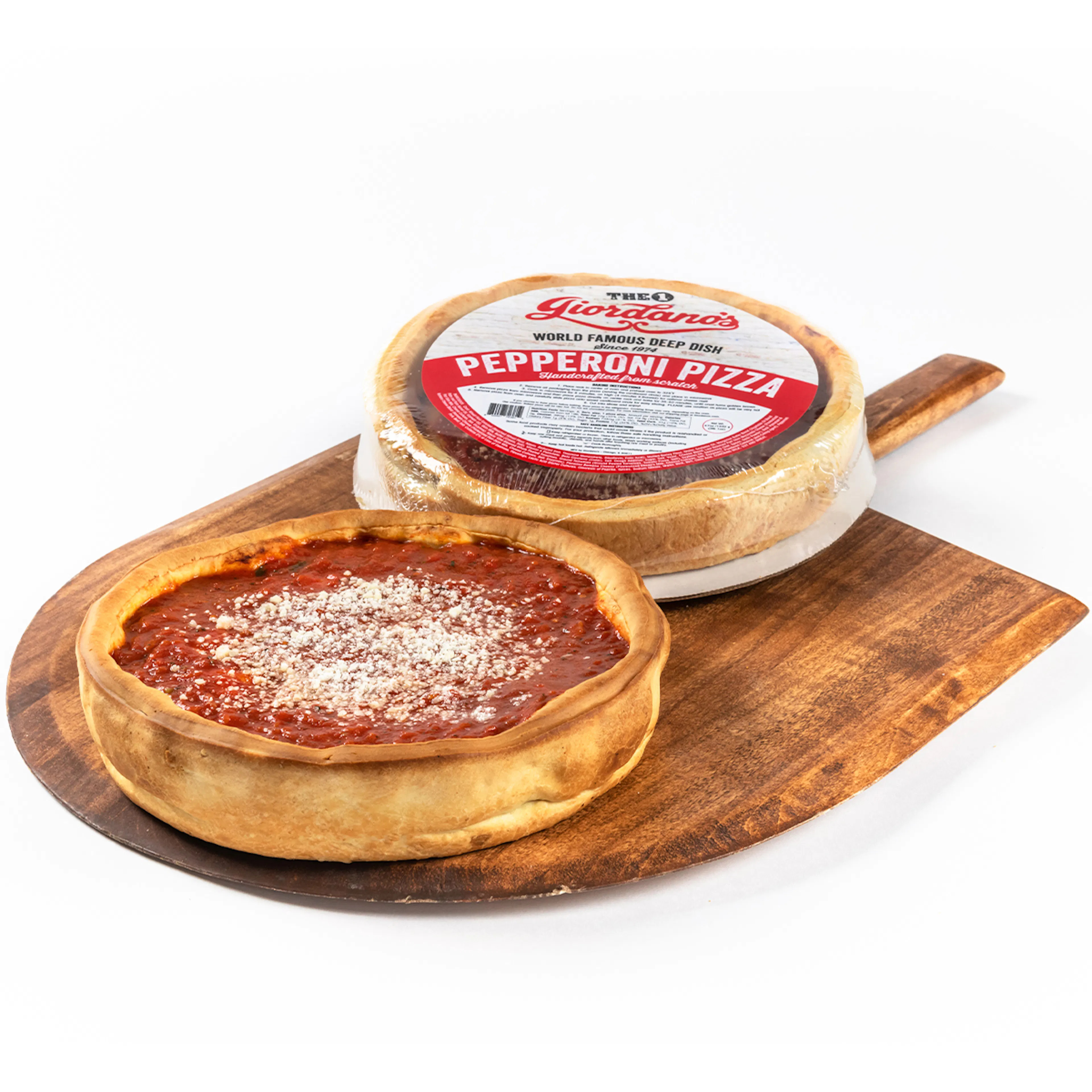 Chicago Deep Dish Pizza - Choose Your Own 2 Pack by Giordano's Pizza | Goldbelly | Goldbelly