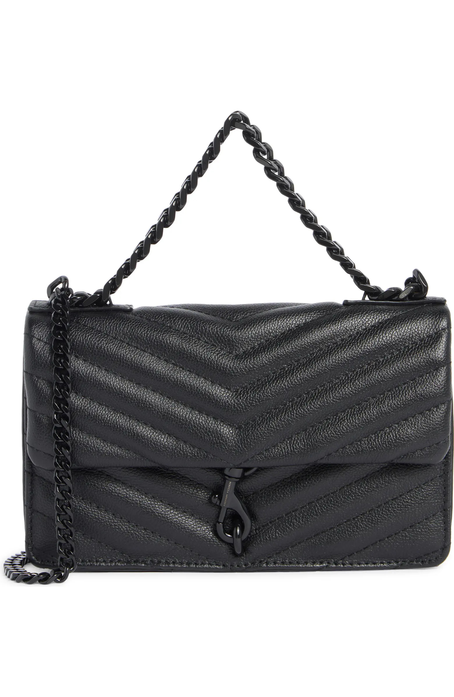 Rebecca Minkoff Edie Chevron Quilted Leather Shoulder Bag | Nordstromrack | Nordstrom Rack