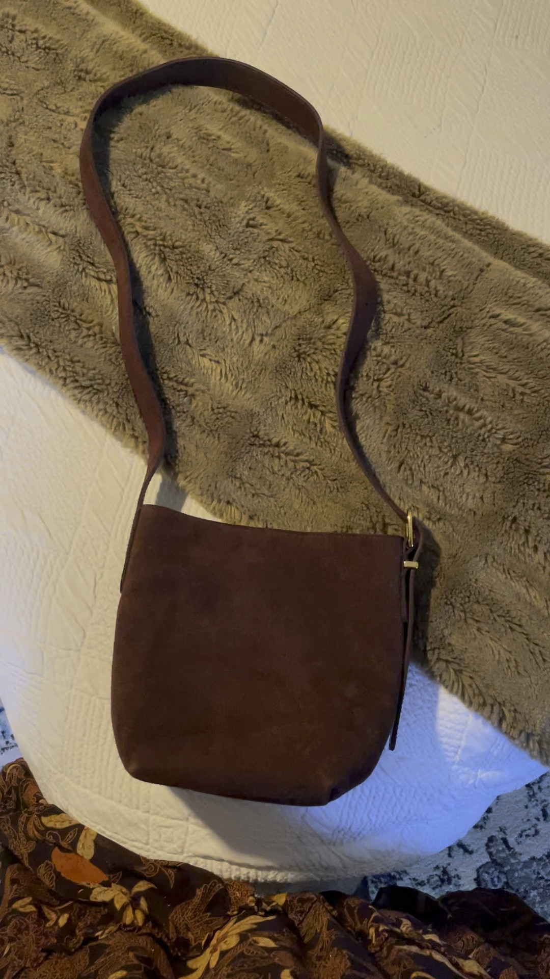 Madewell suede online tote