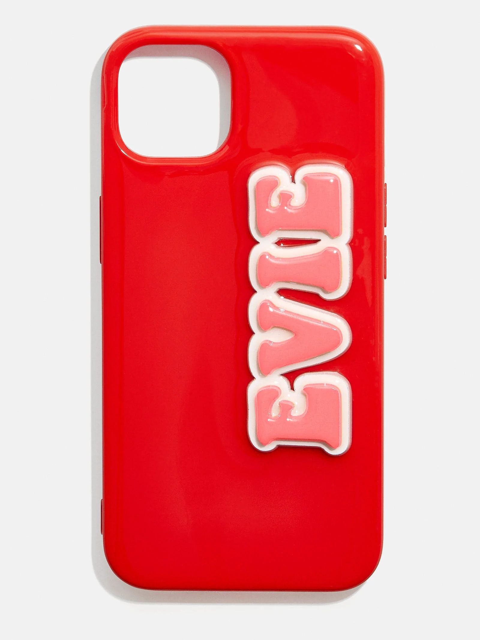 Retro Custom iPhone Case - Red/Pink | BaubleBar (US)