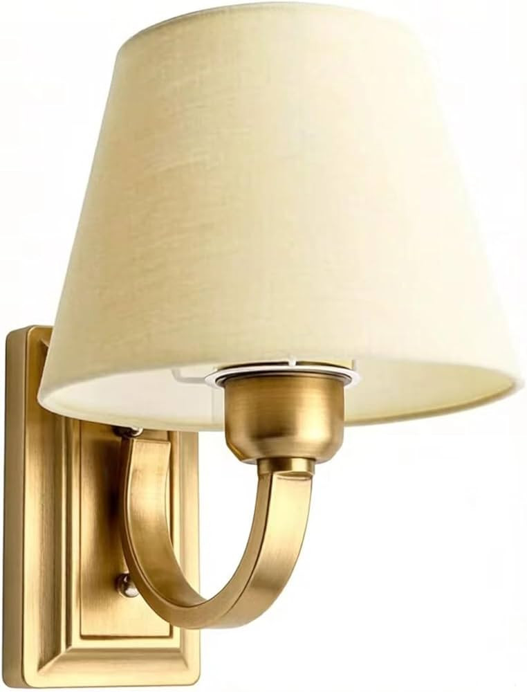 Lysed Wall Sconce Vintage Style Wall Light Fixture, Classic Wall Lamp for Indoor, Bedroom, Gold I... | Amazon (US)