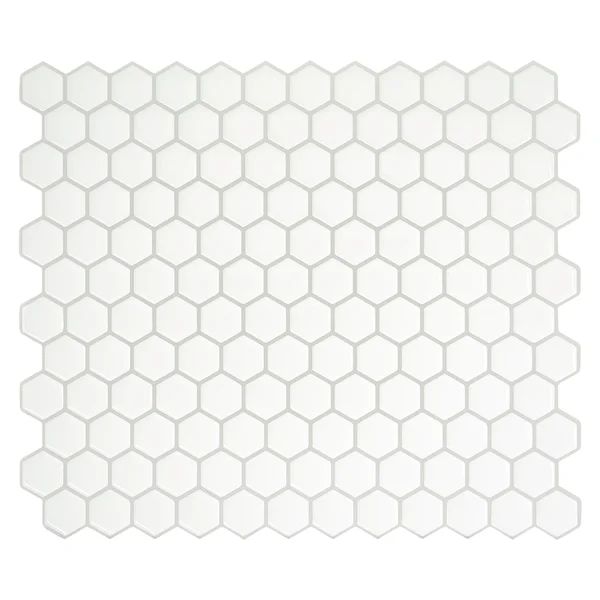 Hexago 9" x 11" Gel Peel & Stick Mosaic Tile | Wayfair Professional