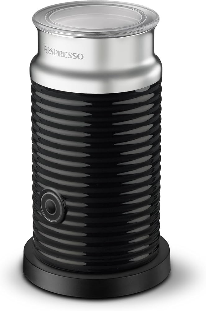 Nespresso Aeroccino 3 Milk Frother, Black, Steel | Amazon (US)