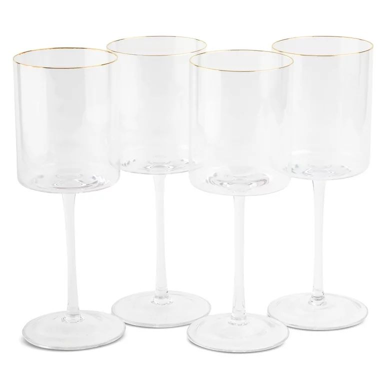 Thyme & Table Wine Glasses, 15 oz, 4 Piece Set - Walmart.com | Walmart (US)