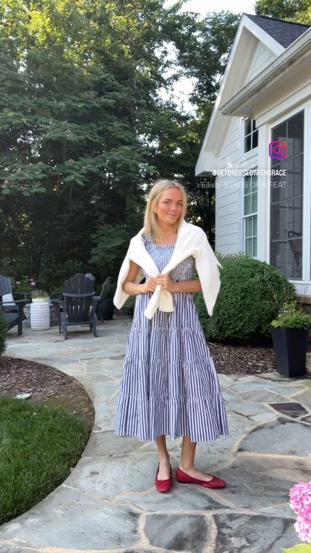 Will be living in this @hillhouse dress all summer ☀️🛥️

flats: JCrew
cardigan: Quince


// summer outfit inspo, coastal style, summer dress outfit inspiration, nap dress style, coastal grandmother style 

#LTKSeasonal #LTKWorkwear #LTKFindsUnder100