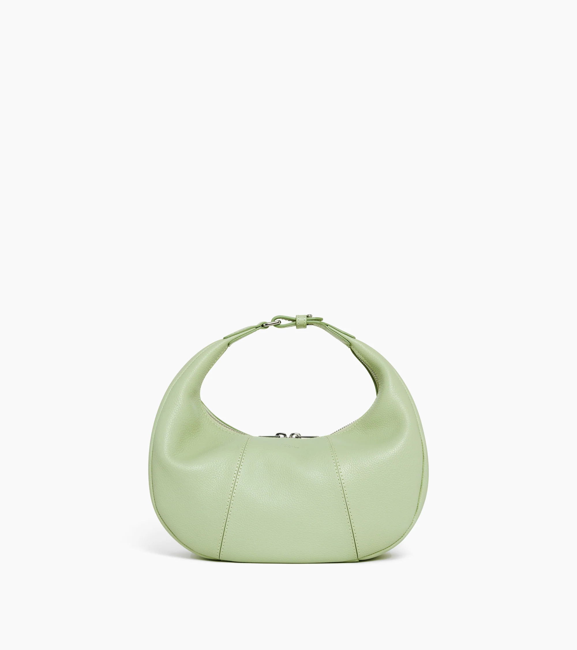 Small Hobo Bag in grained leather | Le Tanneur