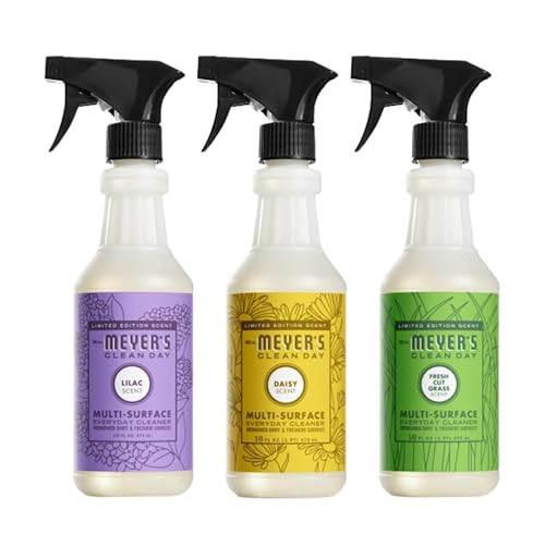 Mrs. MEYER'S CLEAN DAY Multi-Surface Cleaner 16 Fl Oz Each, 1 CT (Lilac + Daisy + Fresh Cut Grass) (Variety Pack) | Amazon (US)