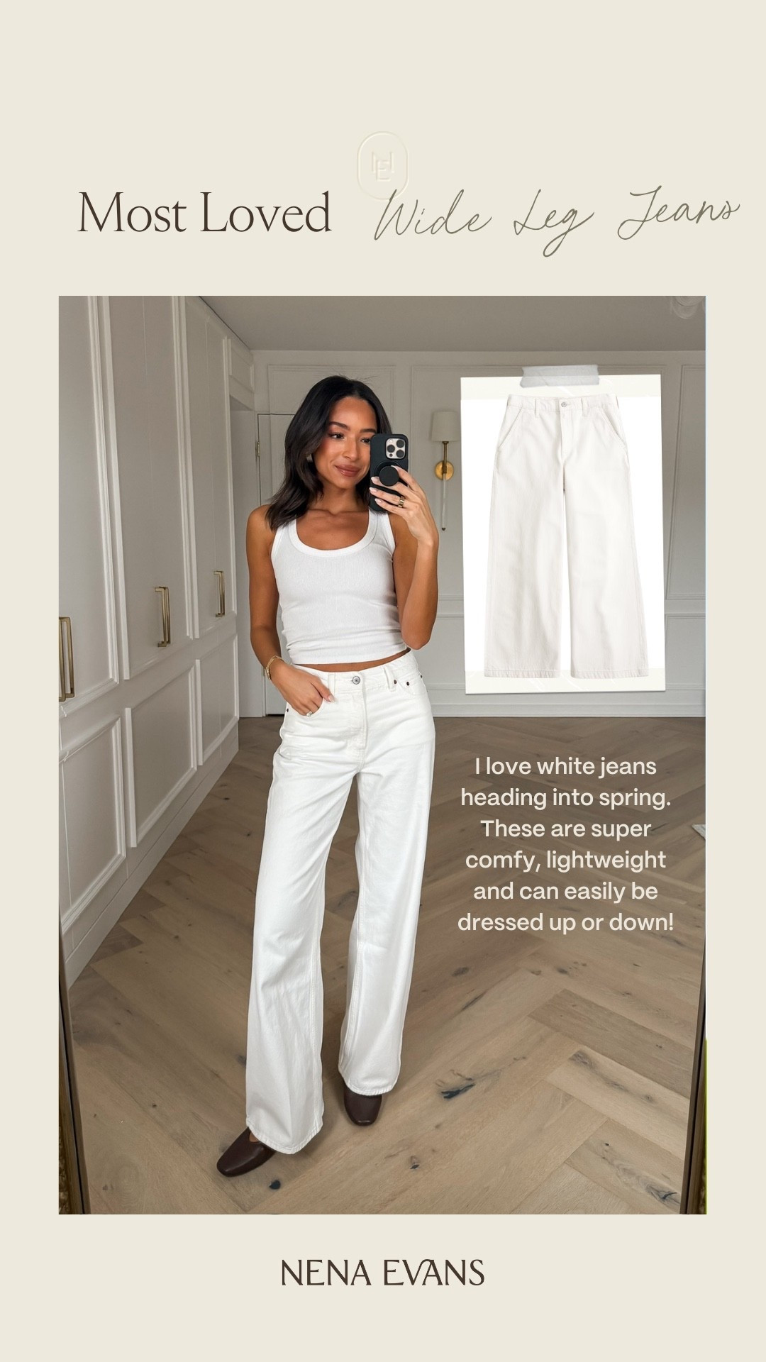 Your most loved last week! These high rise wide leg jeans are super comfy, lightweight and have a sophisticated look - easily dressed up or down! Wearing size 26 long


Abercrombie jeans 
Denim
White jeans 
Spring outfit 
Spring fashion

#LTKootd #LTKSeasonal #LTKSaleAlert