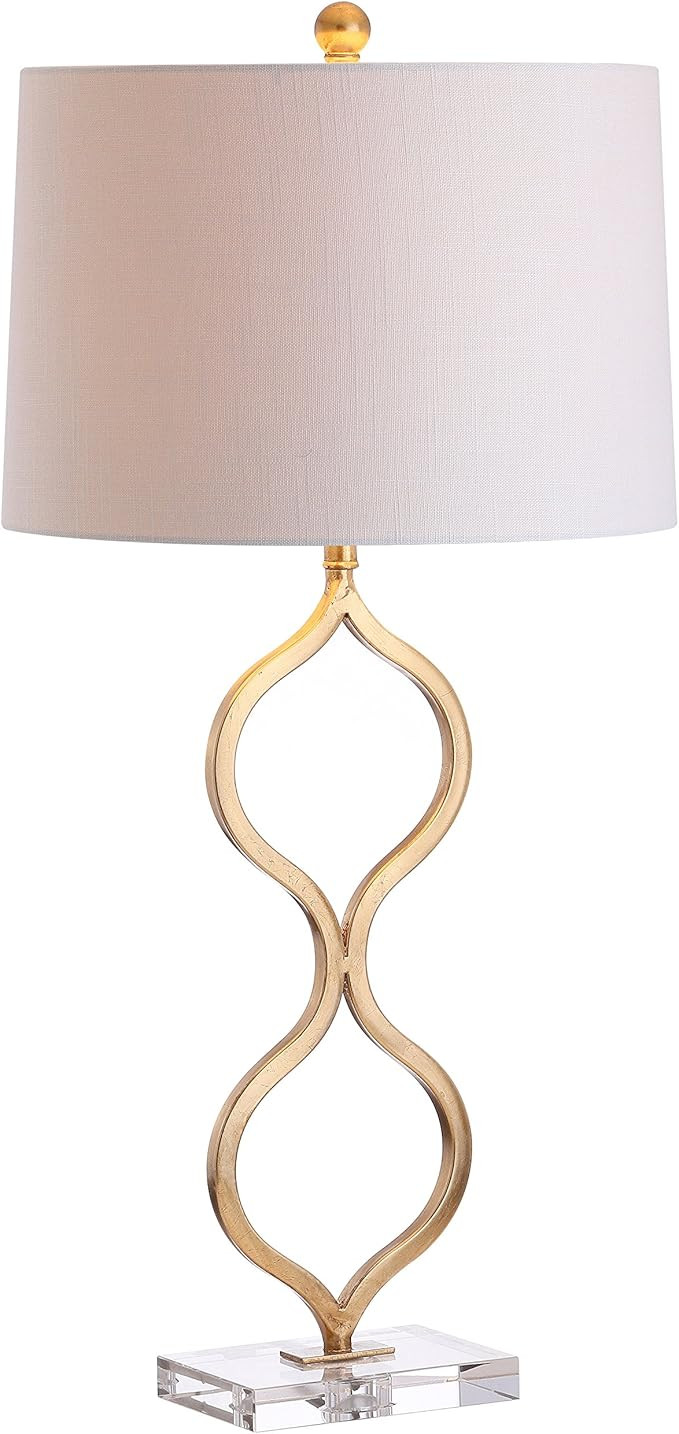 JONATHAN Y JYL3028A Levi 31.5" Metal/Crystal LED Table Lamp Contemporary Transitional Bedside Des... | Amazon (US)
