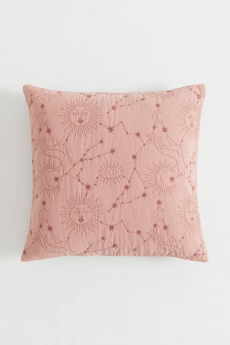 Patterned Cotton Cushion Cover | H&M (US + CA)