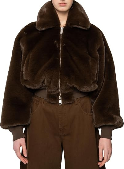 Ronny Kobo Women's Clemence Faux Fur Jacket | Amazon (US)
