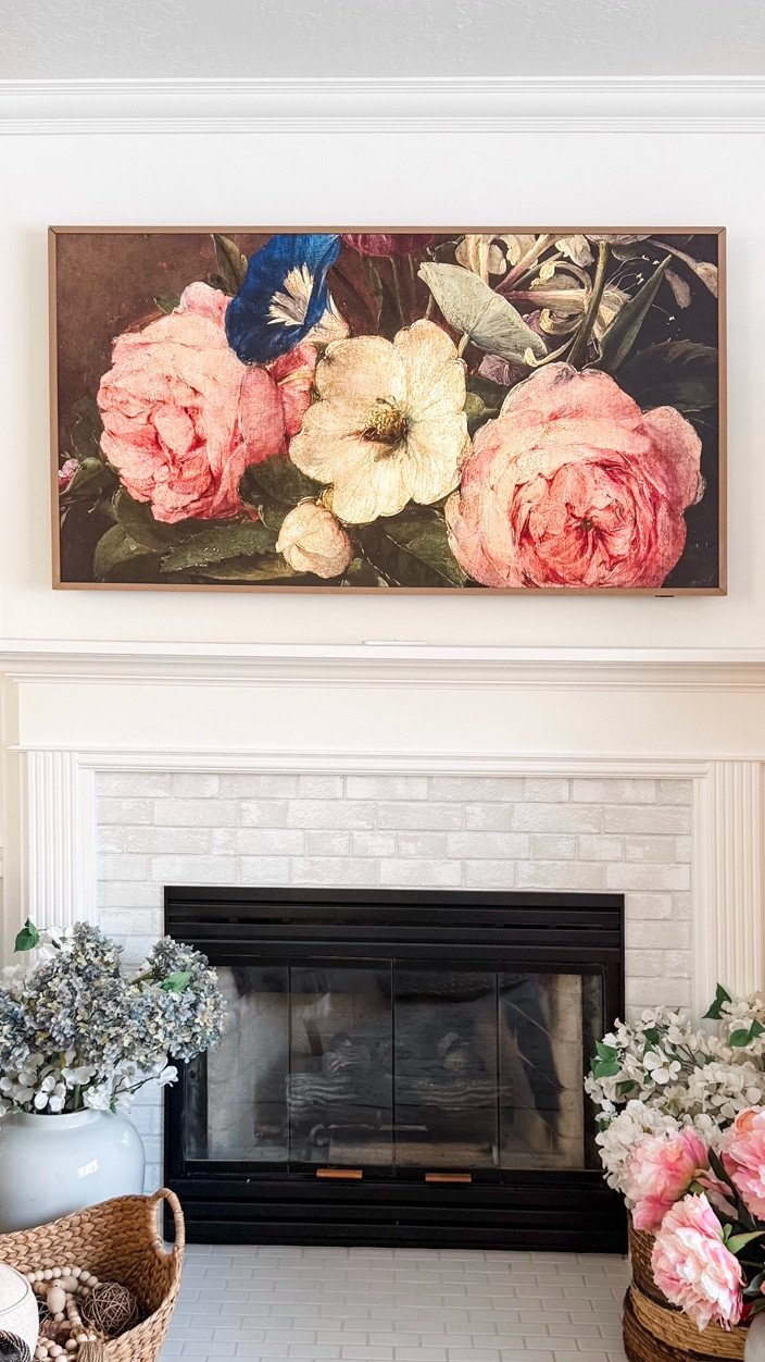 This is my fun new Samsung Frame TV!  I love it and plan to switch up the artwork for the different holidays!  #samsungframetv #samsung #frametv #amazon 

#LTKGiftGuide #LTKSaleAlert #LTKHome