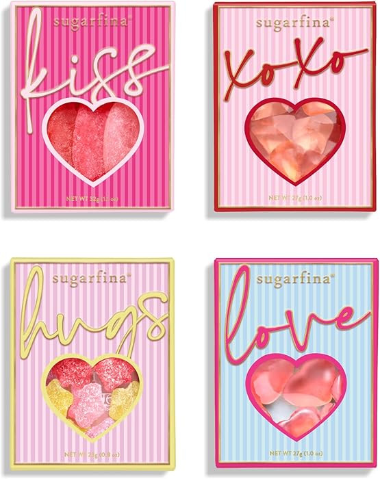 Sugarfina Valentine's Day 4 Piece Taster Pack | Valentine's Day 2026 | Amazon (US)