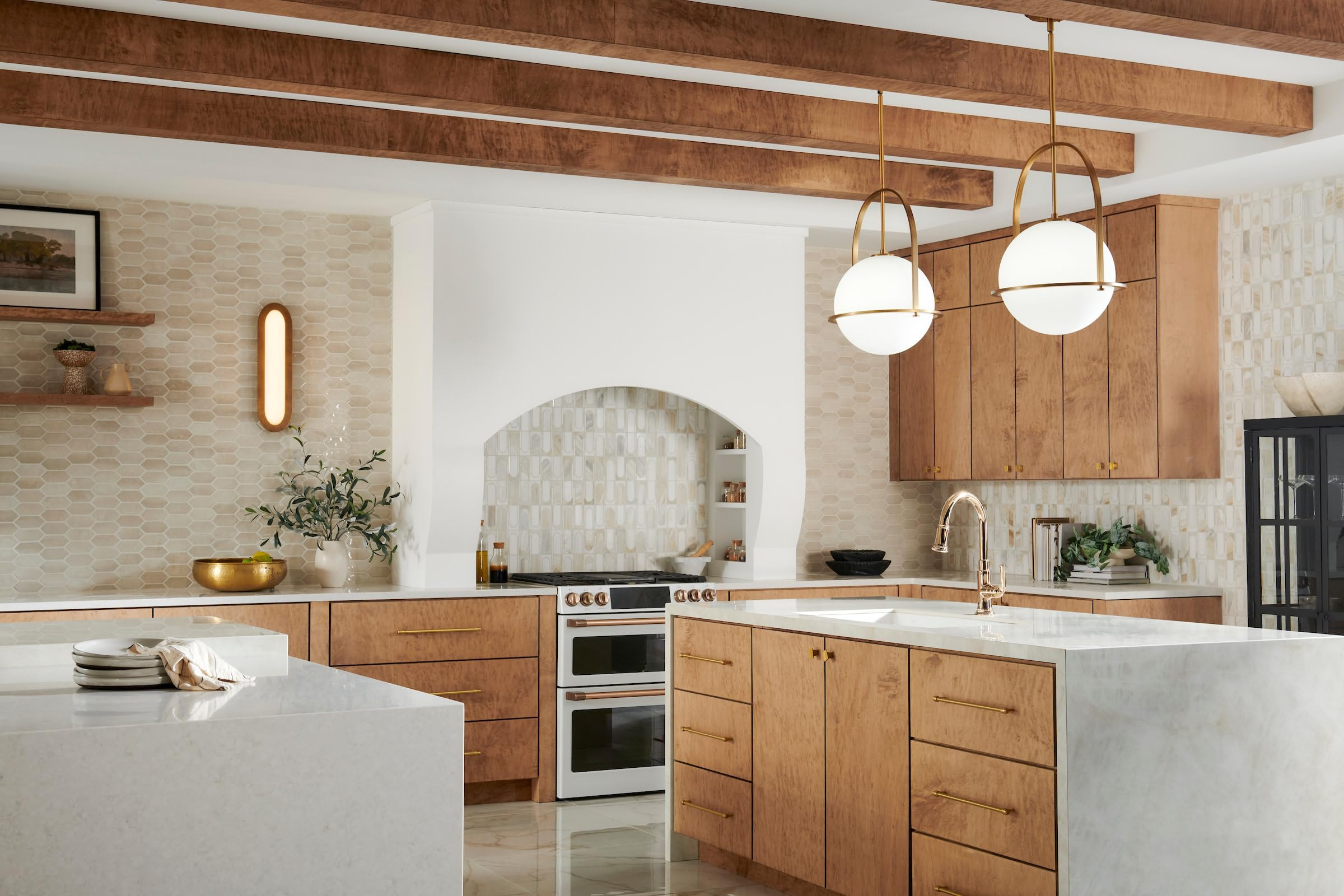 Hinkley Somerset Medium Pendant Light – Etched Opal Glass Modern Globe Shade, Adjustable Height... | Amazon (US)