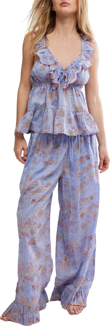 Free People Tangled Lights Ruffle Pajamas | Nordstromrack | Nordstrom Rack