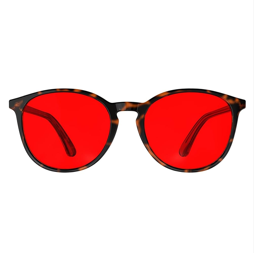 Bloomoak 99% Orange Blue Light Blocking Glasses,Retro Trendy Round Style,Relieve Eye Fatigue,Impr... | Amazon (US)