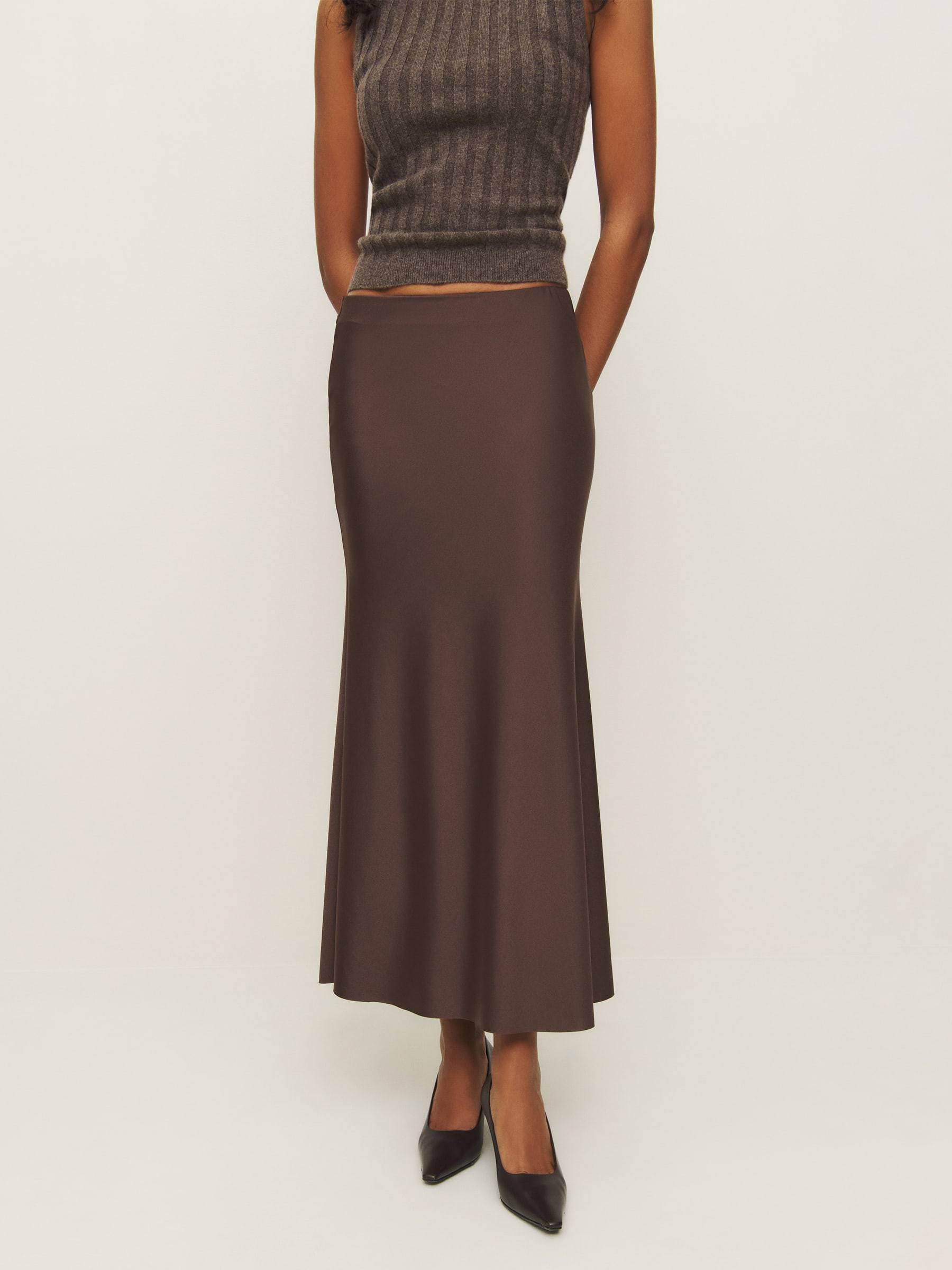 Isabella Knit Skirt | Reformation (Global)