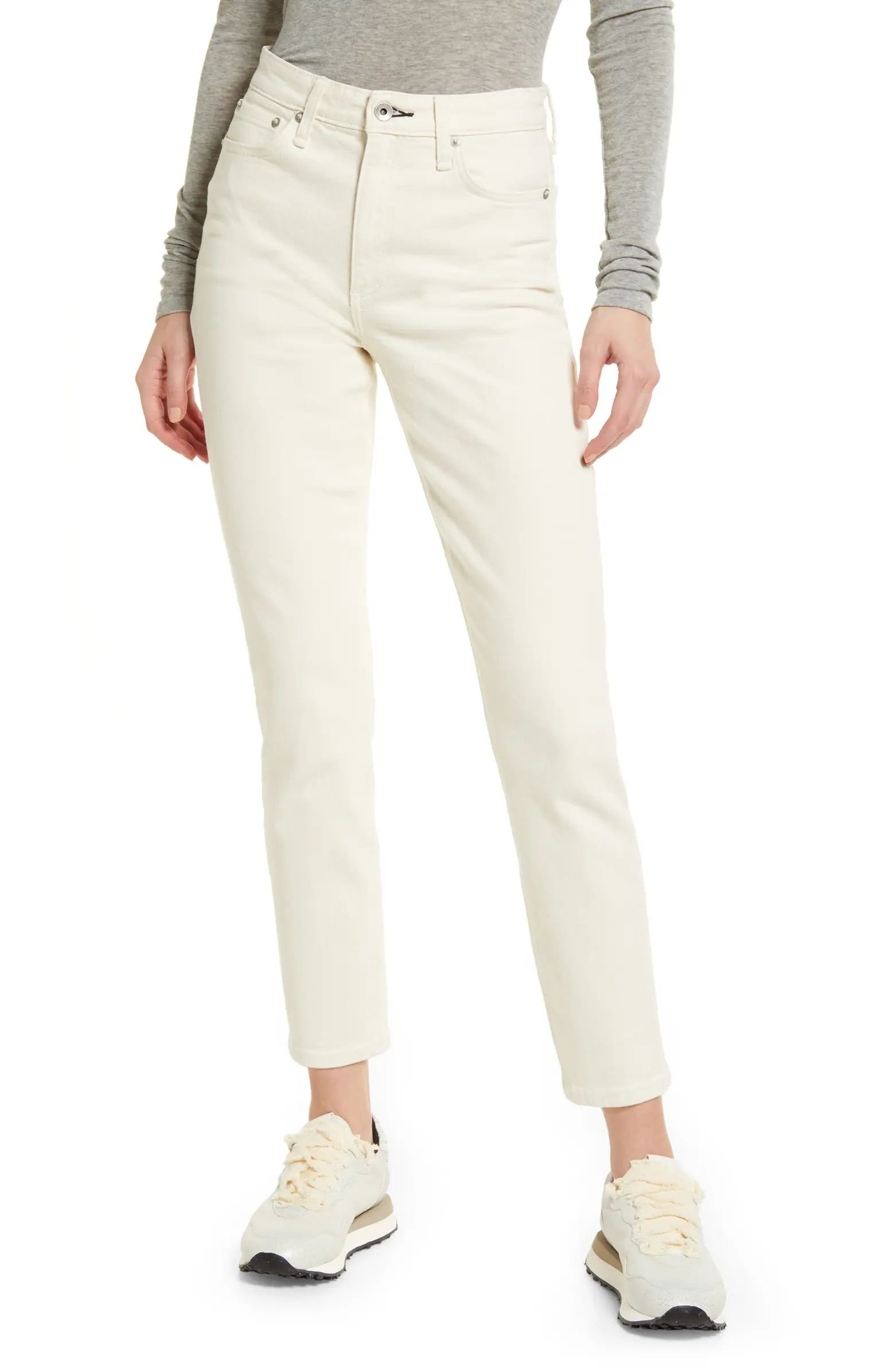 Nina High Waist Ankle Cigarette Jeans | Nordstrom