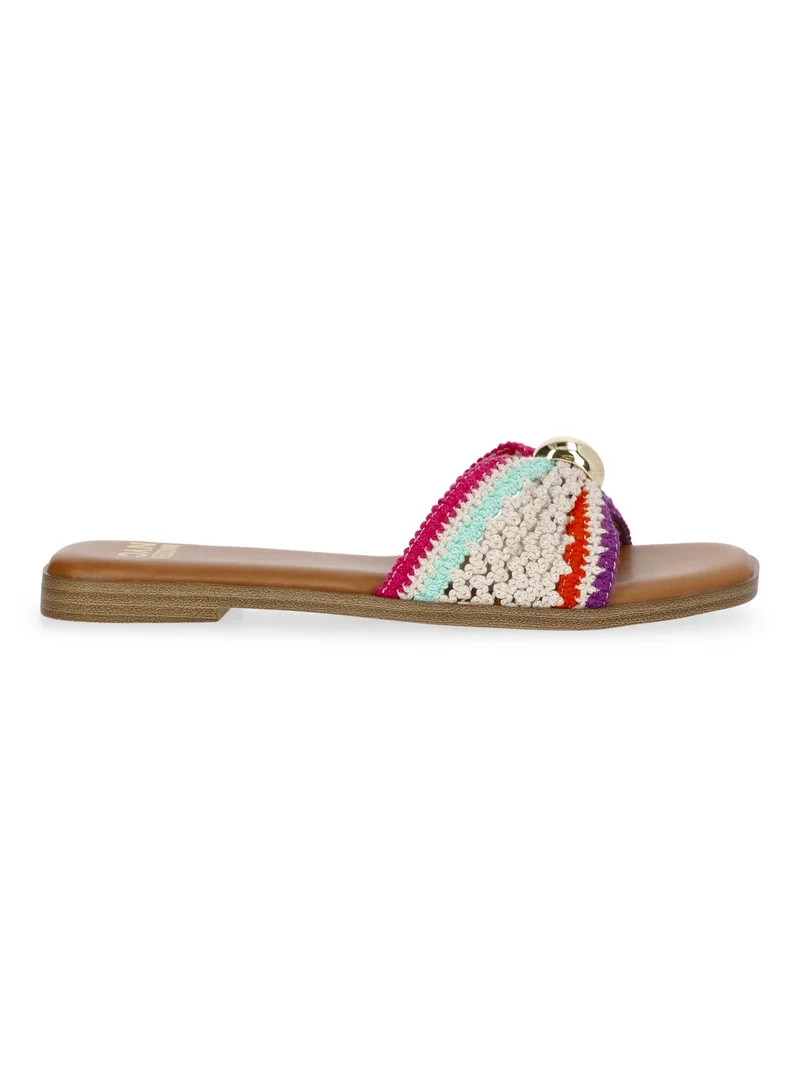 Madden NYC Women's Crochet Slide Sandals | Walmart (US)