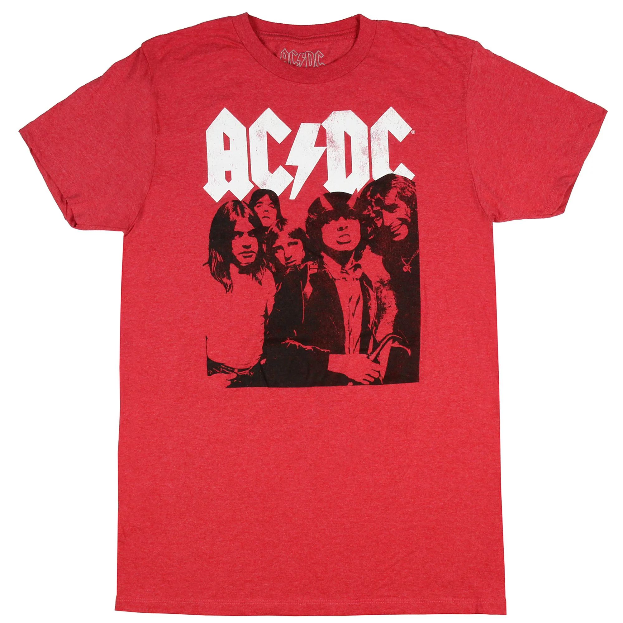 AC/DC Men's Distressed Band Members Rock & Roll Band T-Shirt | Walmart (US)