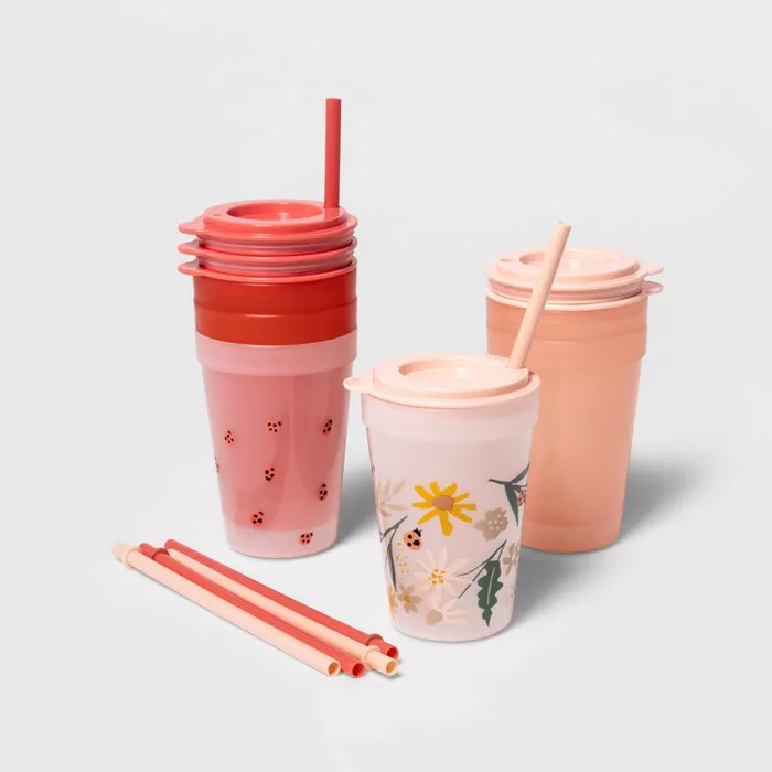 18pc Plastic Kids' Drinkware Set - Pillowfort™ | Target