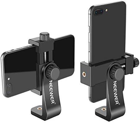 Neewer Smartphone Holder Vertical Bracket with 1/4-inch Tripod Mount - Phone Clip Tripod Adapter ... | Amazon (US)