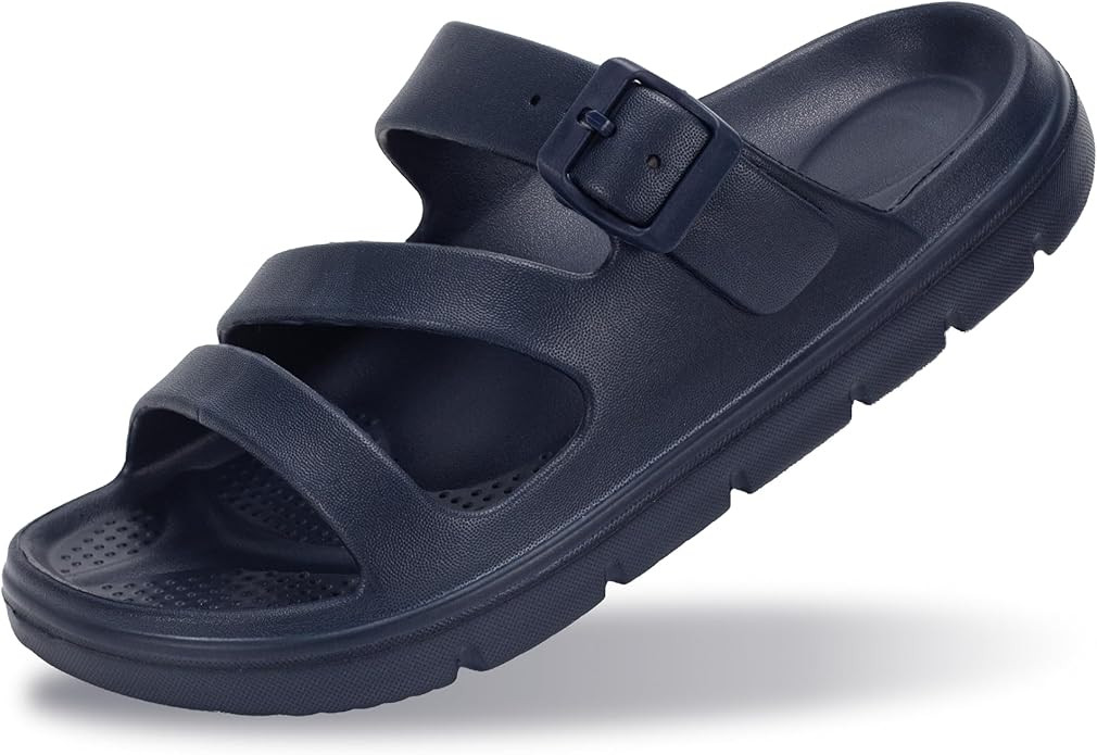 PIMIO Arch Support Sandals for Women Slip On Recovery Slides for Plantar Fasciitis Relief, Non-Sl... | Amazon (US)