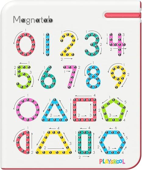 Magnatab Playskool Numbers and Shapes — Learning and Sensory Drawing Tool — for Ages 3+ | Amazon (US)