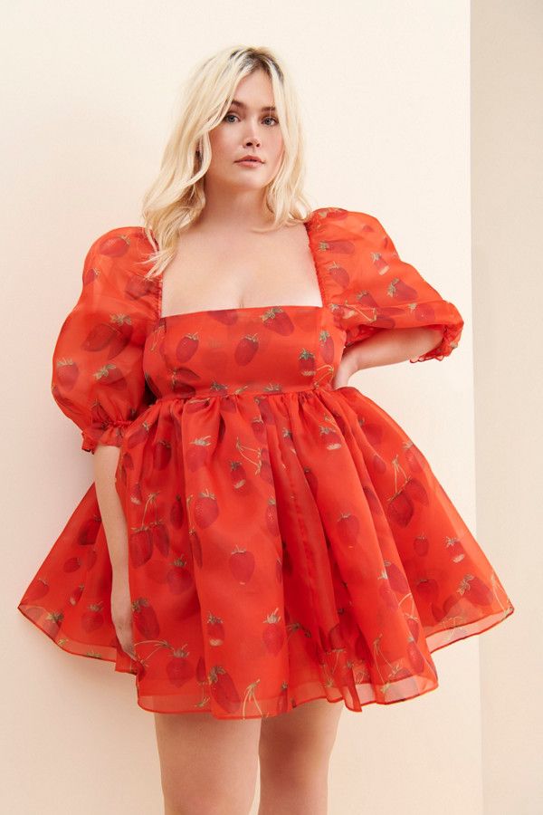 Strawberry Puff Dress | Nuuly