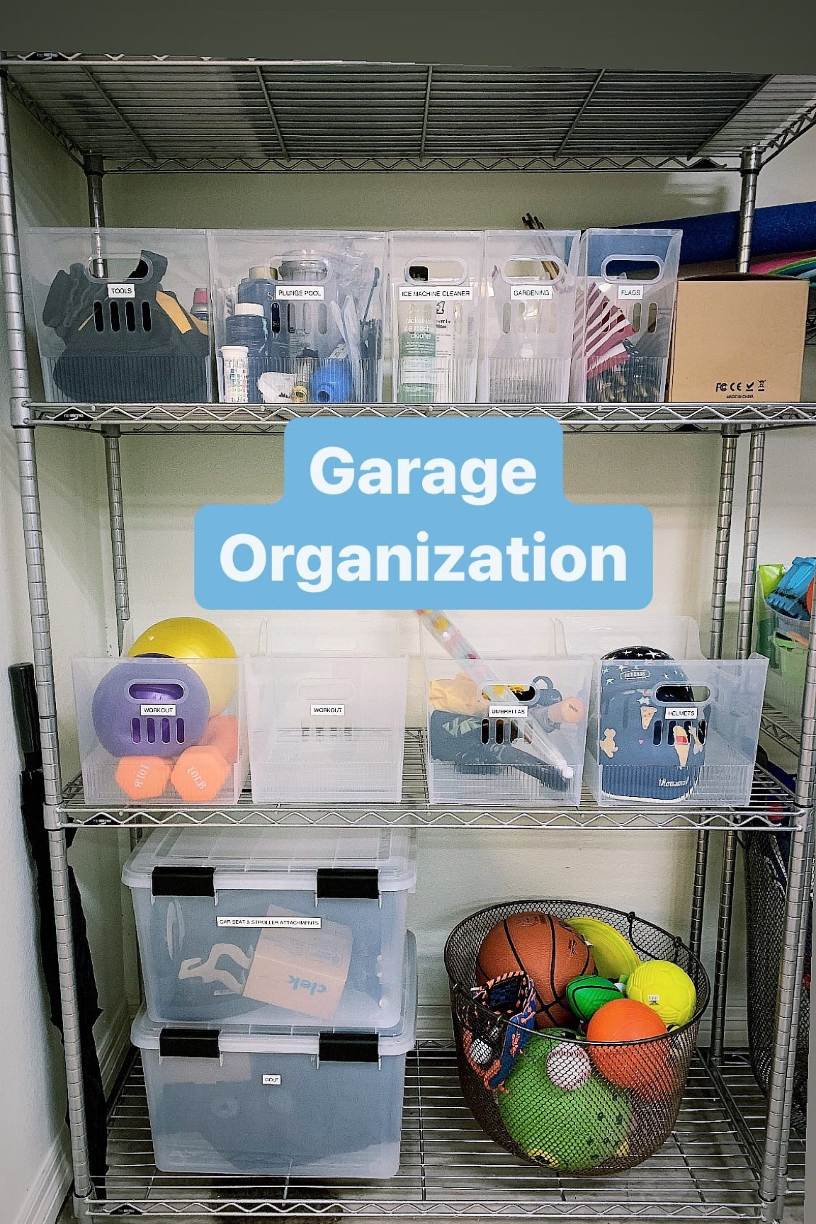 Don’t let clutter and disorganization in your garage be the first thing that greets you when you get home. 🙅🏼‍♀️
.
For this garage, we adjusted the shelves and added more to maximize space. Then with a few simple bins, we categorized, labeled, and gave everything a place. ✨
.
What a way to be welcomed home!🏡
.
.
.
#homeorganizationideas #homeorganizingtips #clutterfreelife #garageorganizing #everythinginitsplace #organizationhacks #neatandtidy #storagespace #organizinghacks #storagesolution #homestorage #homesolutions #organizingideas #organizedmom #organizedliving #organizers #garageorganization #organizationideas #stayorganized #organizeyourlife #homeorganizing #organizingtips #clutterfree #hometips #garagegoals #momhacks #organizedhome #homeorganization #organization

#LTKFamily #LTKHome #LTKActive