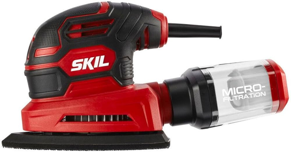 SKIL Corded Detail Sander, Includes 3pcs Sanding Paper and Dust Box - SR250801 | Amazon (US)